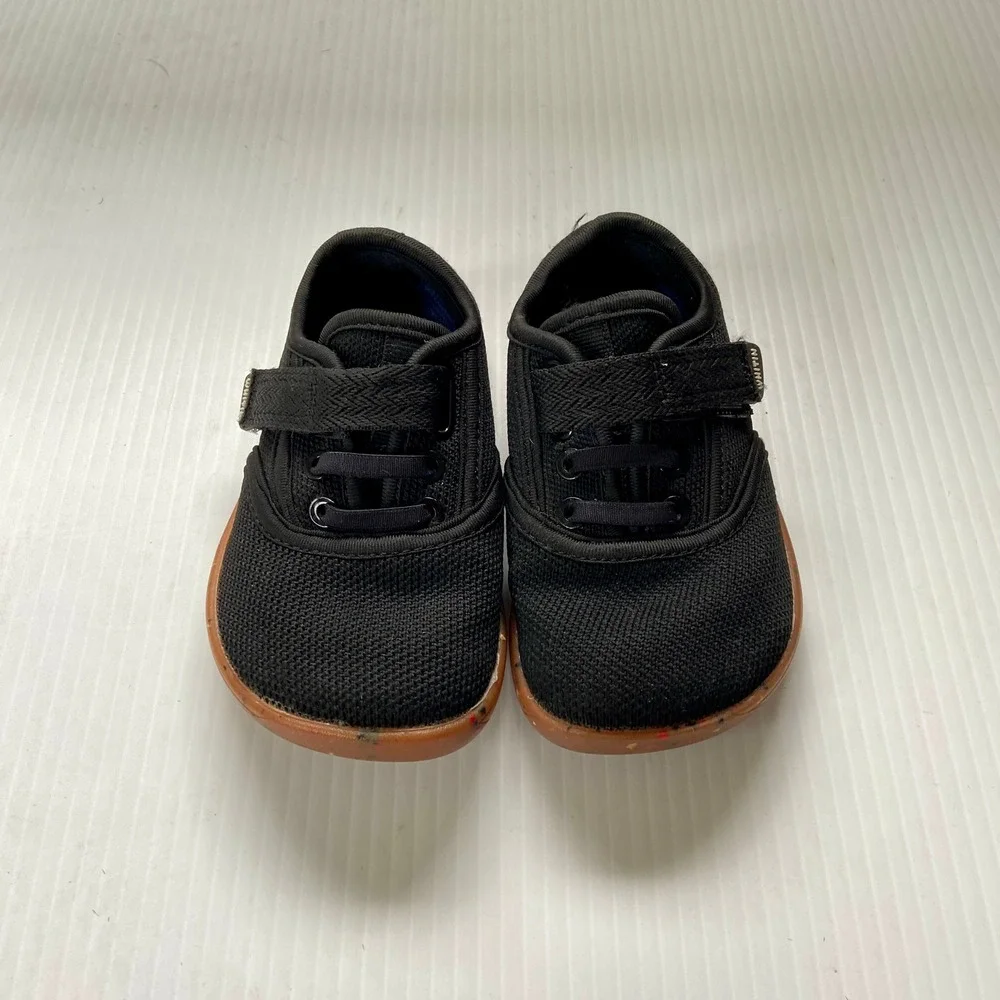 Whitin Toddler Wide Toe Box Barefoot Shoes Black W8K9 Unisex EU 26 US 9 Wide